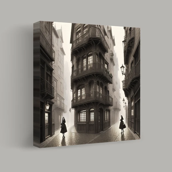 Whispers of a Foggy Street view 1