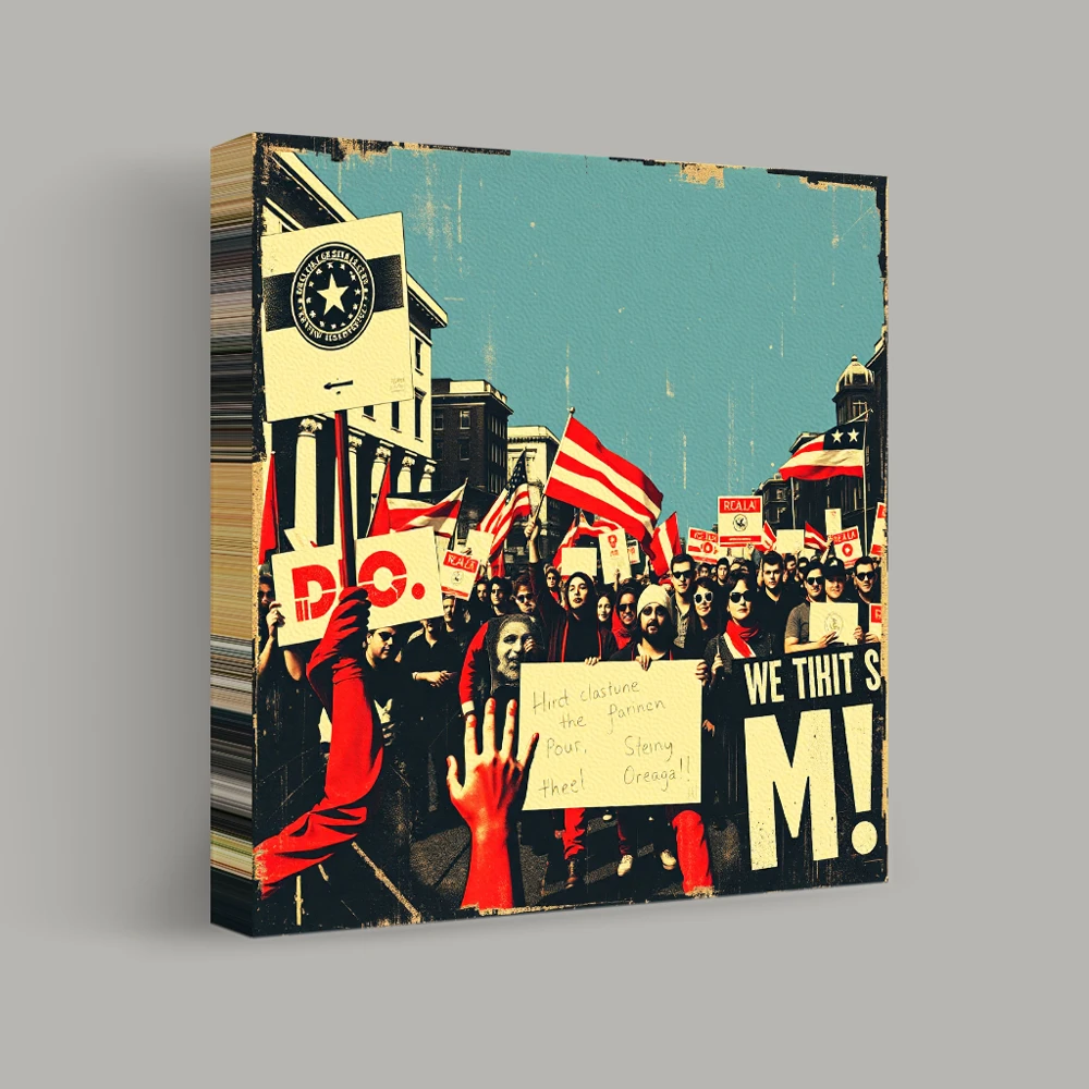 March of the People — canvas
