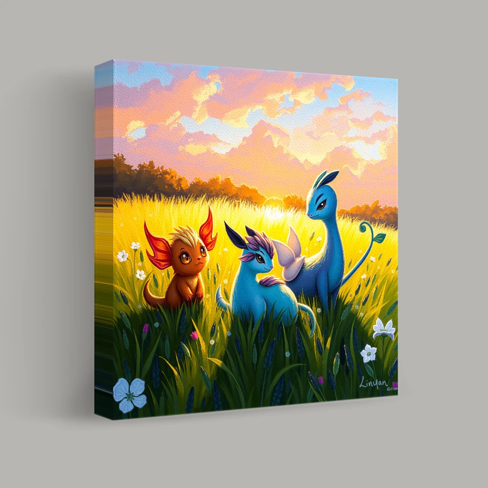Twilight Companions — canvas