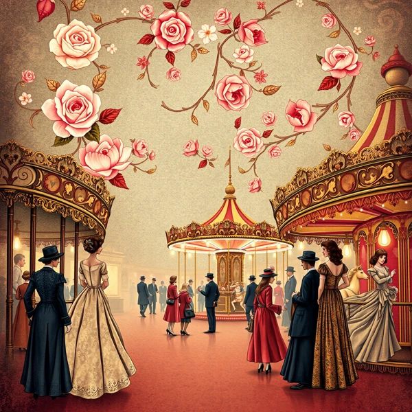 Evening at the Carousel view 2