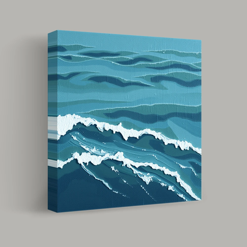 Waves of Serenity — canvas