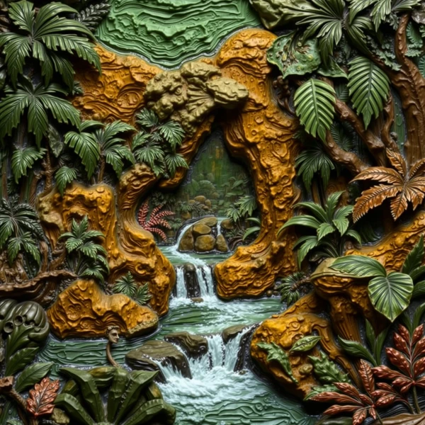 Cascade of the Enchanted Grove view 2