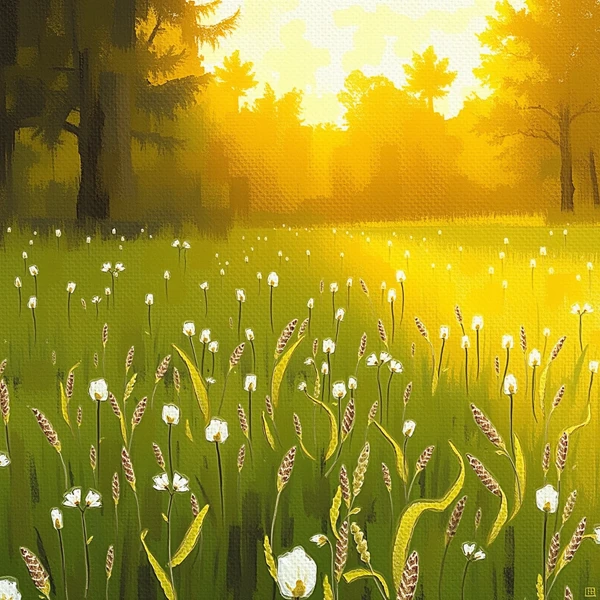Serenity in the Golden Fields