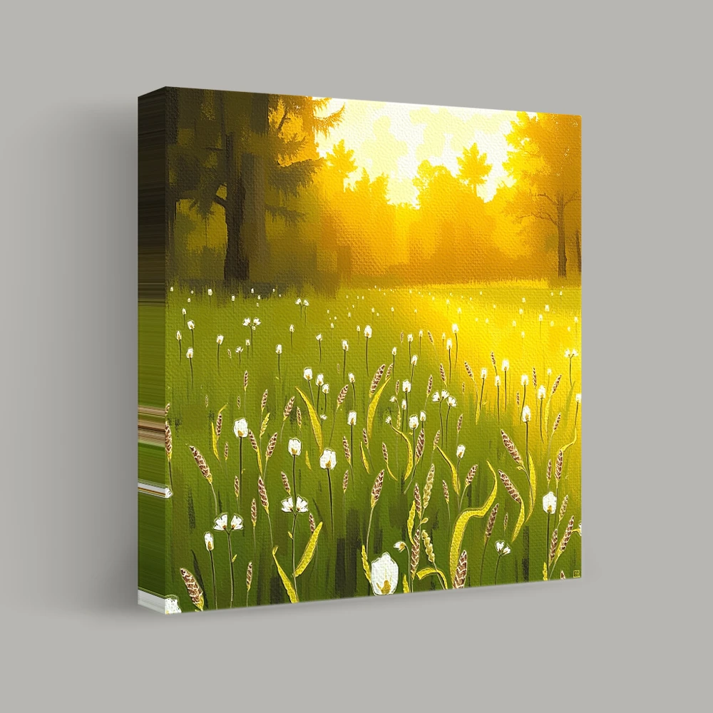 Serenity in the Golden Fields — canvas