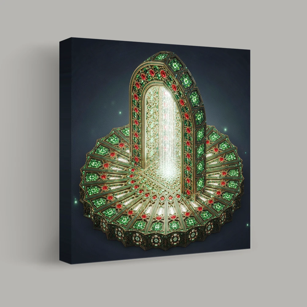 Illuminated Mosaic Gateway — canvas
