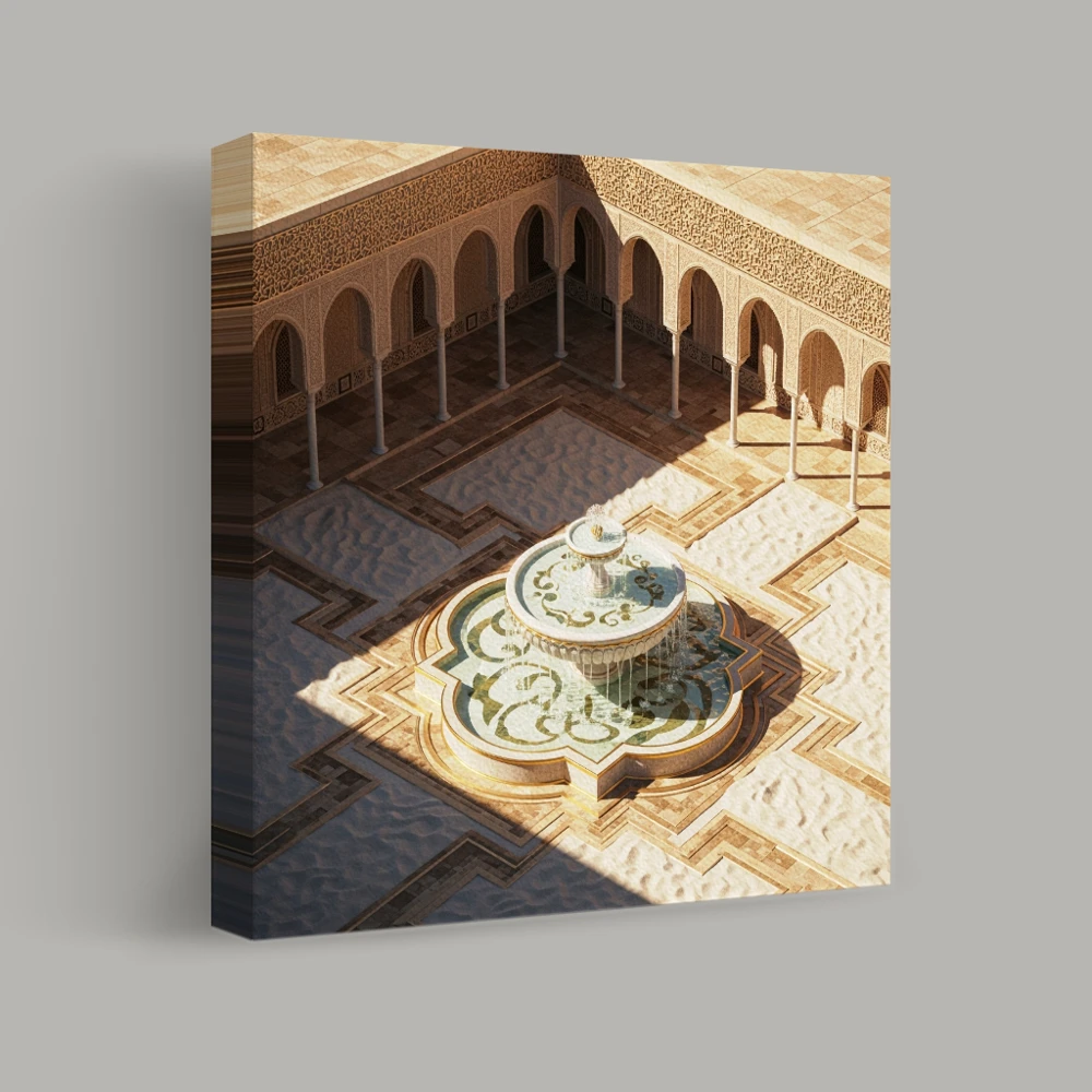 Geometric Harmony — canvas