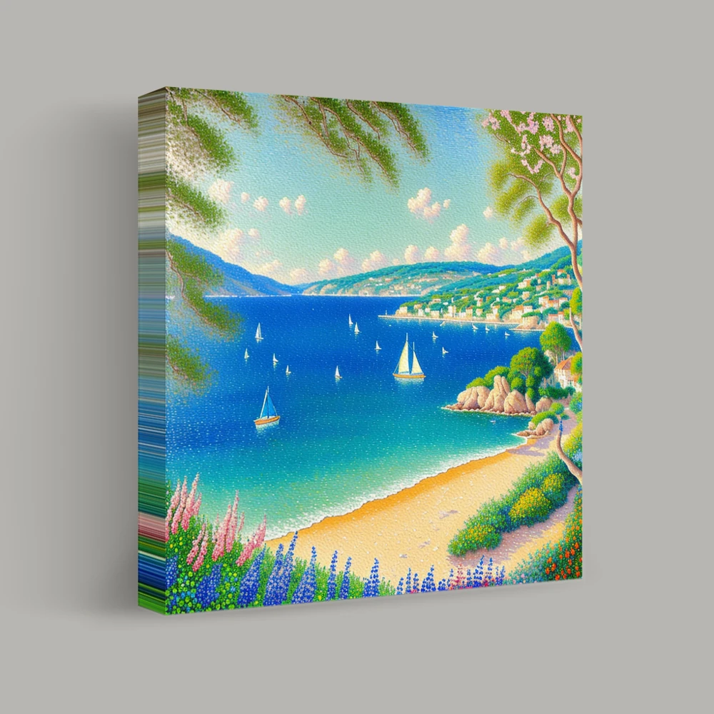 Sailing into Serenity — canvas