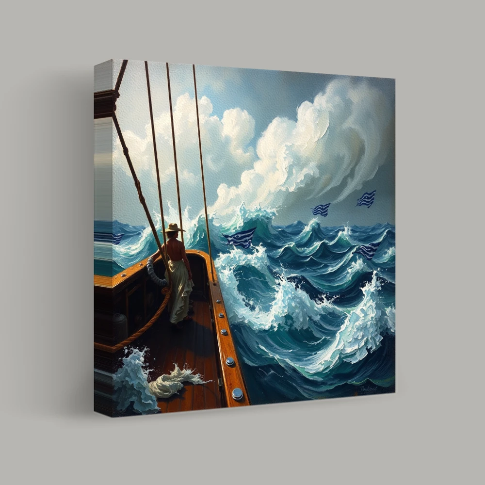 Tempestuous Seas Ahead — canvas