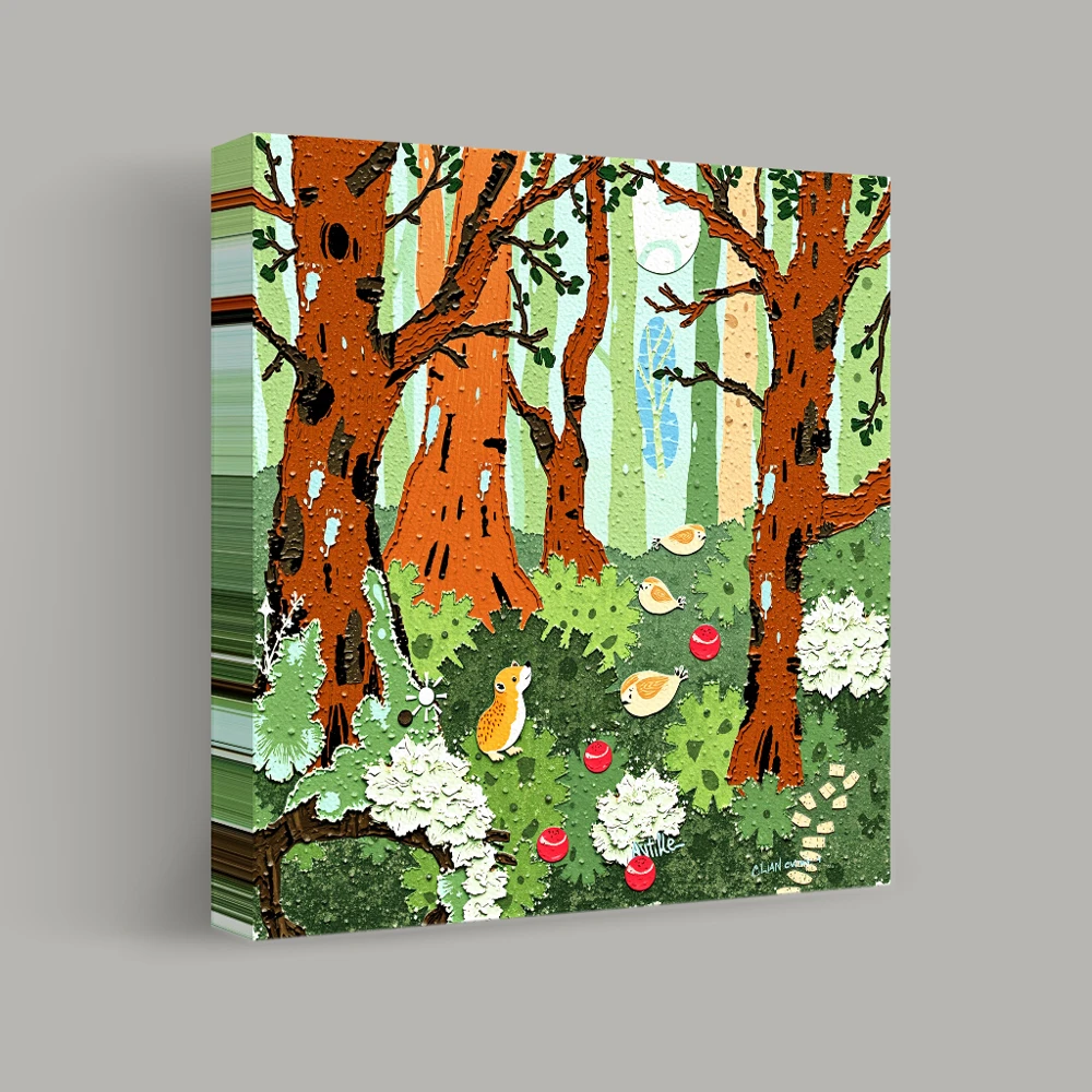 Whimsy Among the Trees — canvas