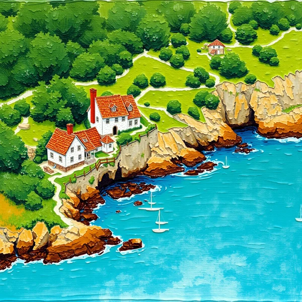 Coastal Haven on the Cliffside