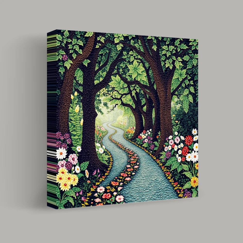 Journey Through the Enchanted Grove — canvas