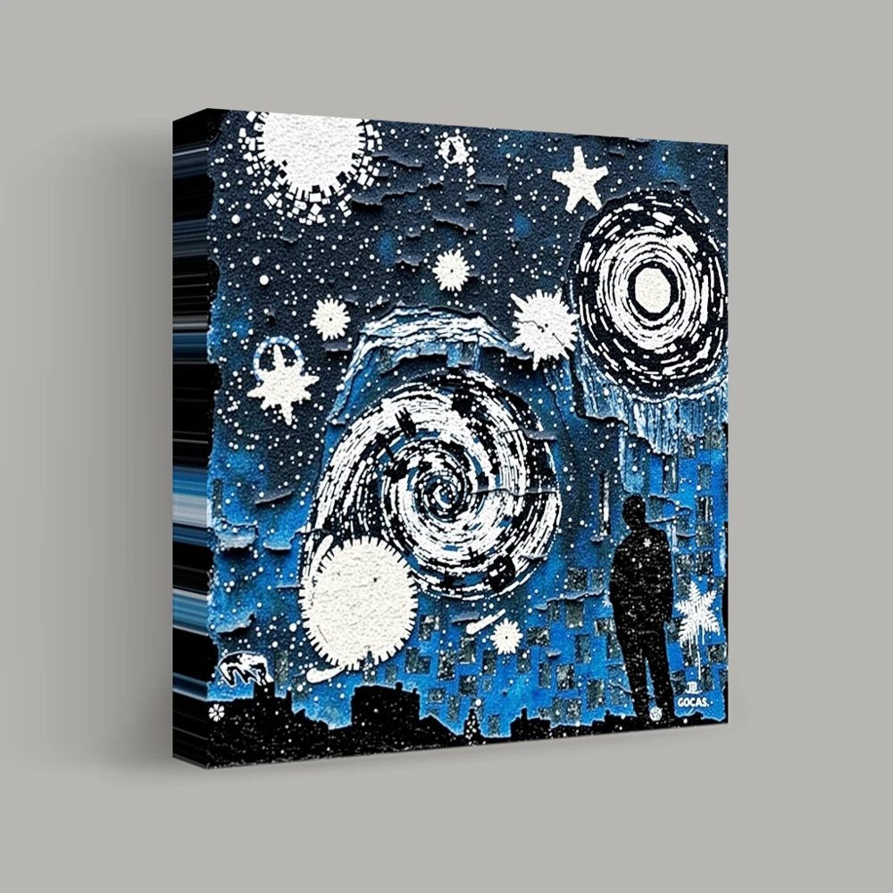 Beneath a Starry Canvas — canvas