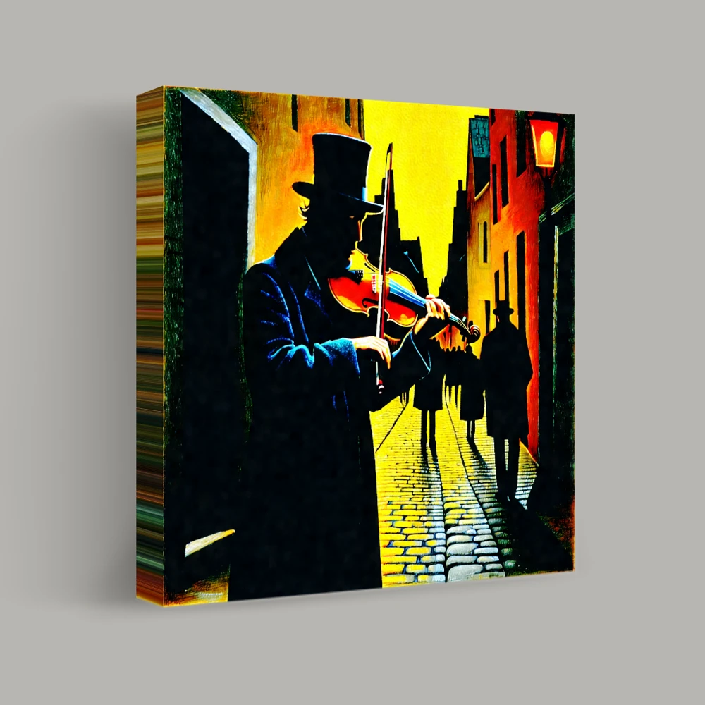 Shadows of the Violinist — canvas