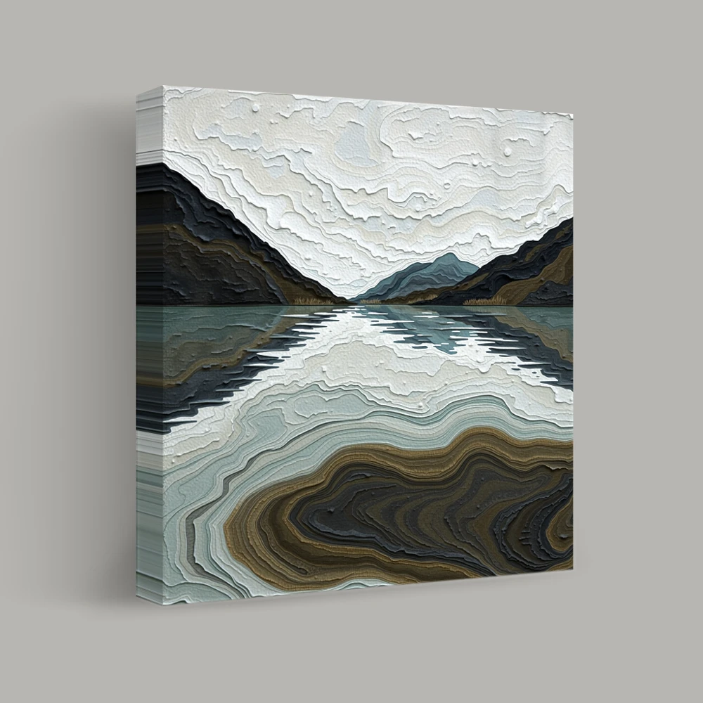 Topographic Tranquility — canvas