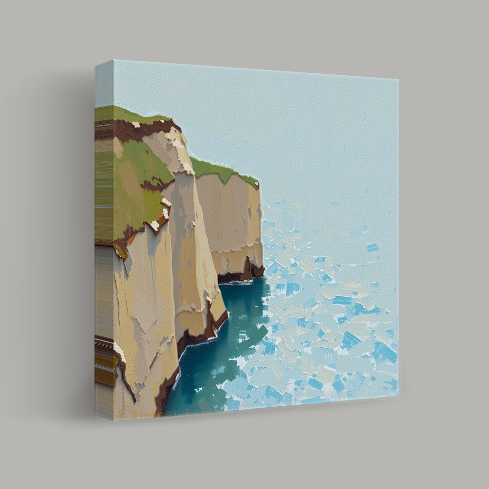Cliffs of Serenity — canvas