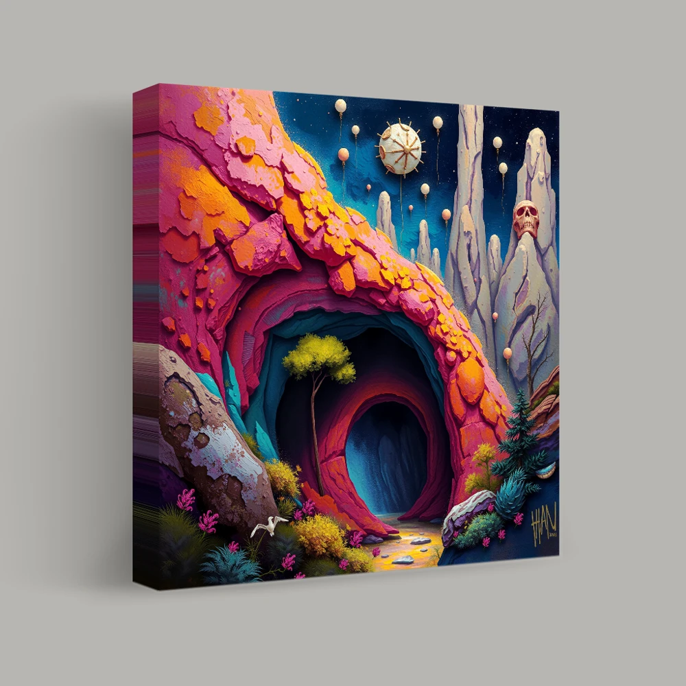 Celestial Portal of the Ancient Valley — canvas