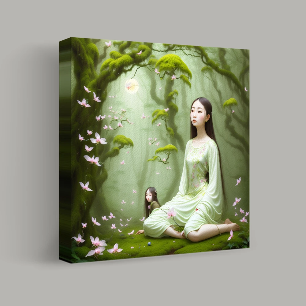 Enchanted Forest Reverie — canvas