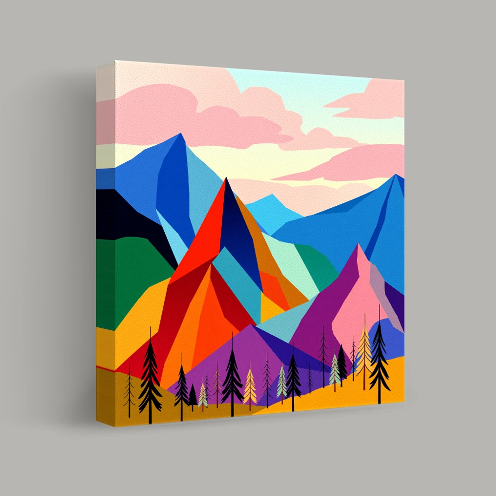 Chromatic Peaks — canvas