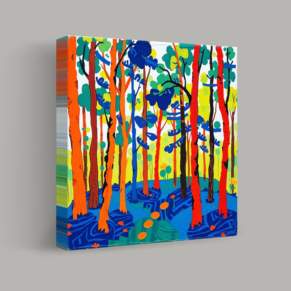 Kaleidoscope Grove — canvas