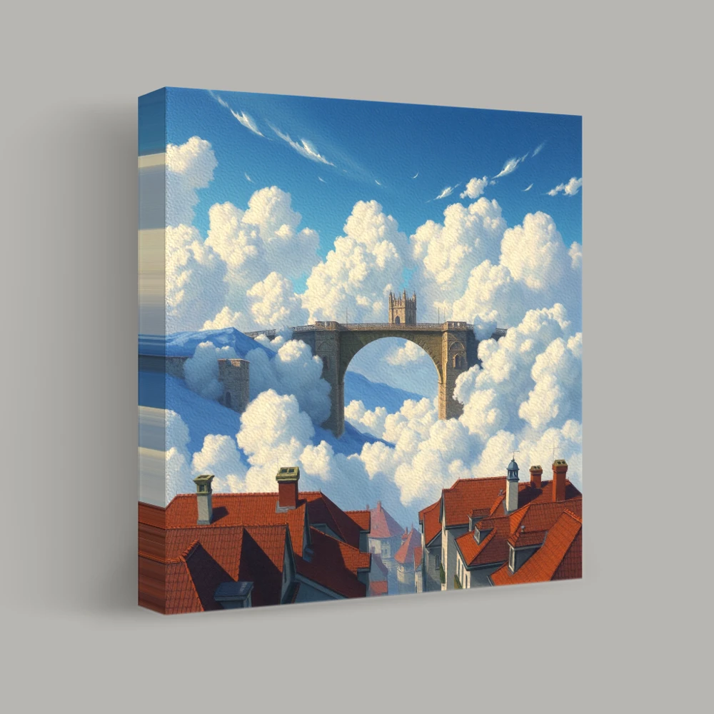 Bridge Beyond the Clouds — canvas