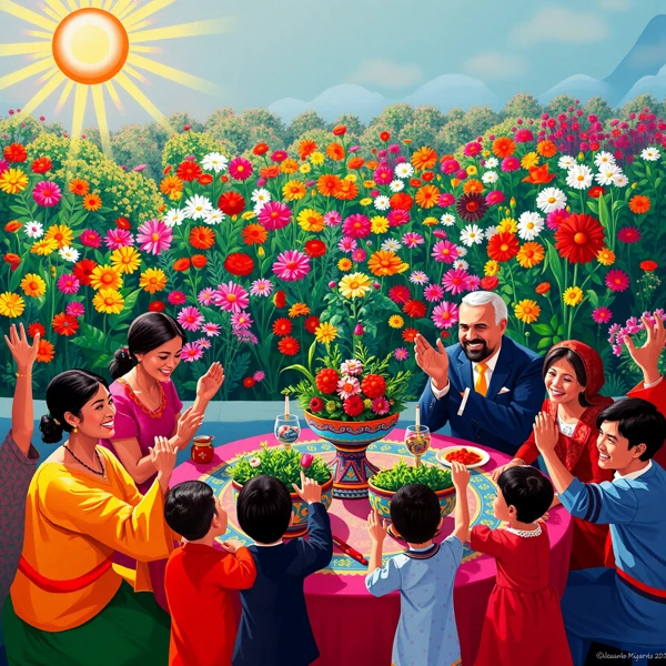 Gathered Amidst Blooms