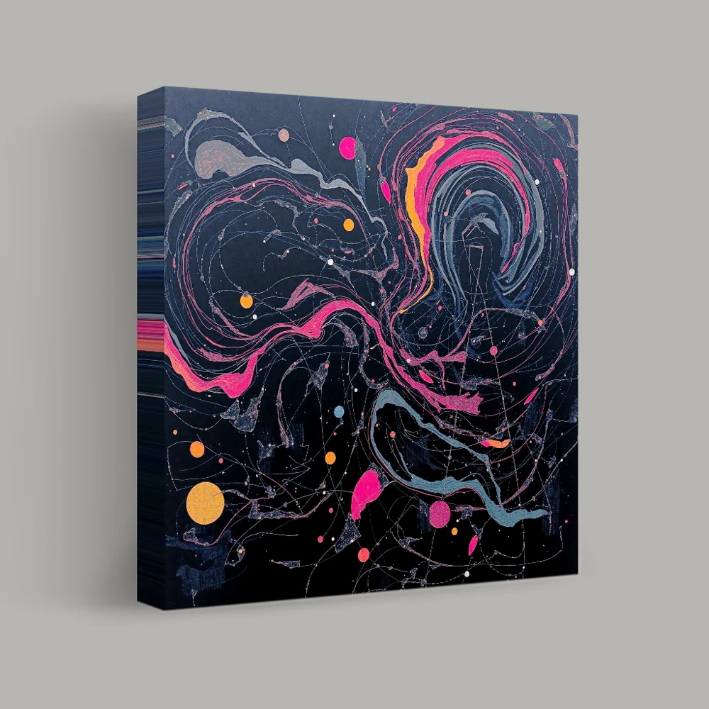 Celestial Currents — canvas