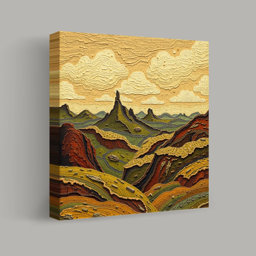 Echoes of the Arid Lands — canvas