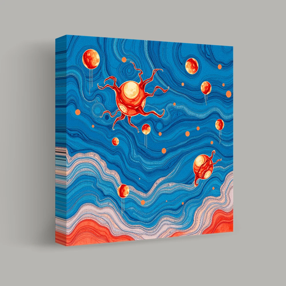 Celestial Drift — canvas
