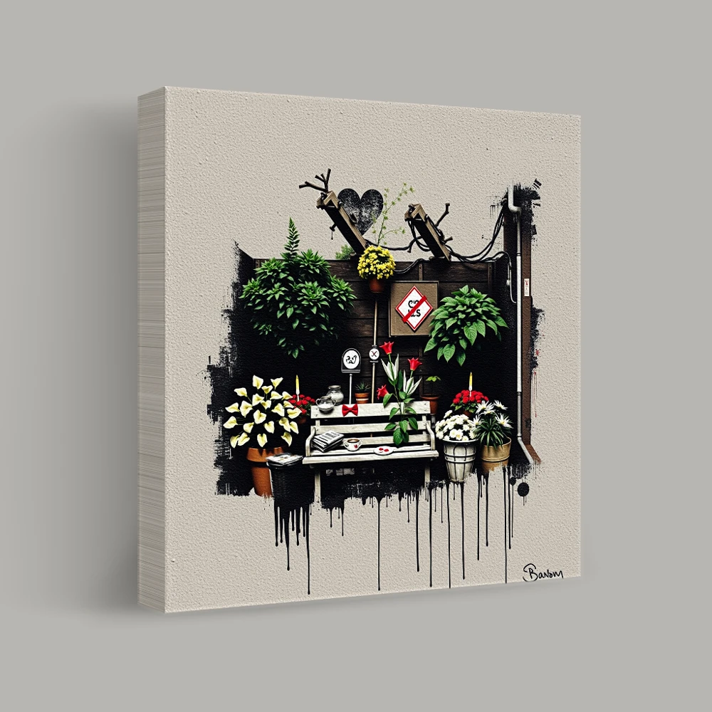 Urban Garden Groove — canvas