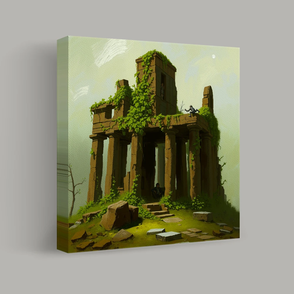 Lost Sanctuary of the Vines — canvas