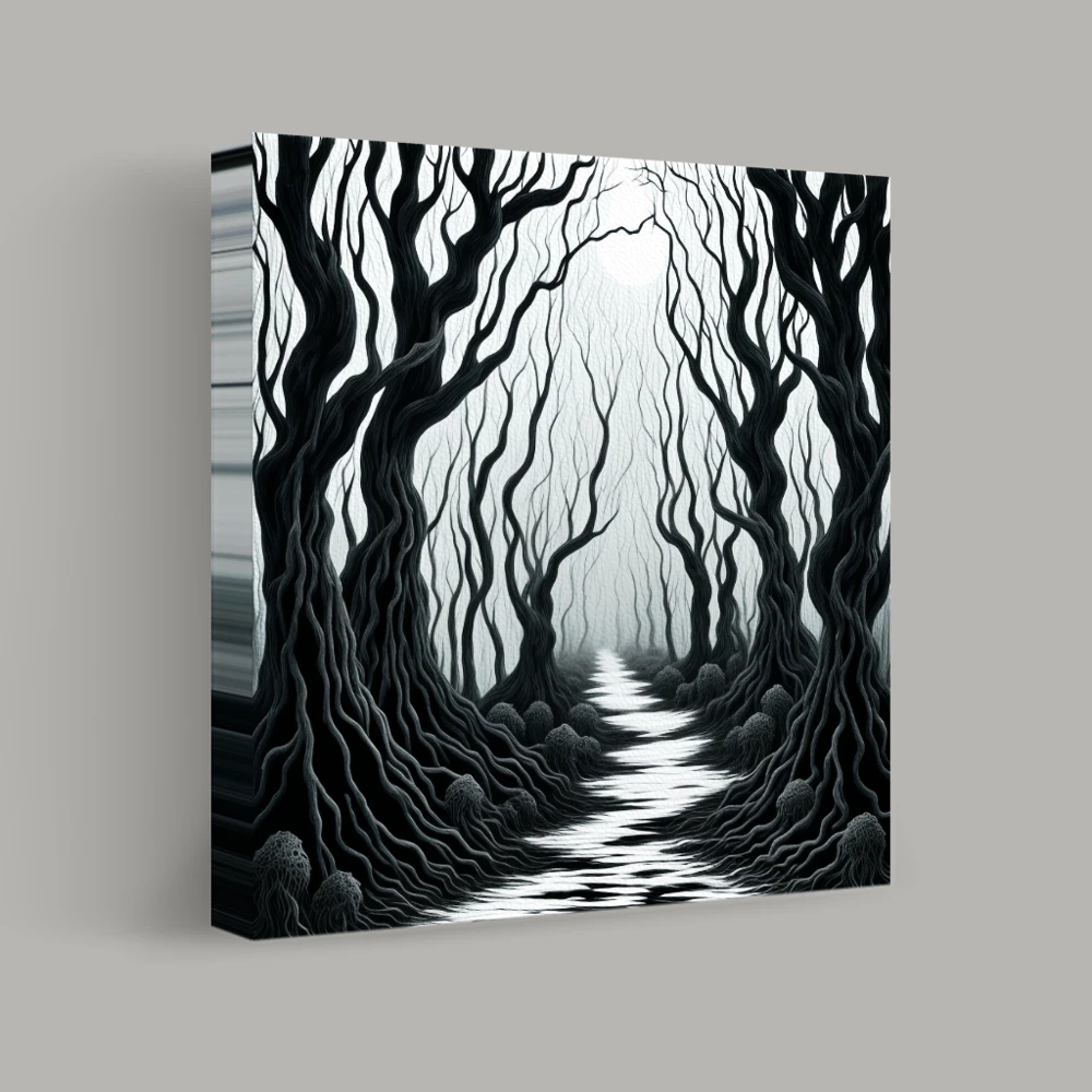 Whispering Shadows of the Forest — canvas