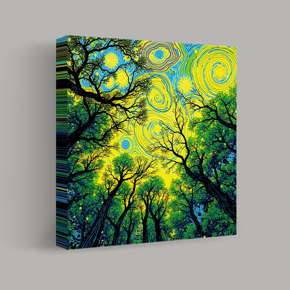 Whirling Canopy Dreams — canvas