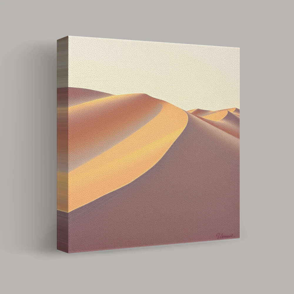 Curves of the Desert — canvas