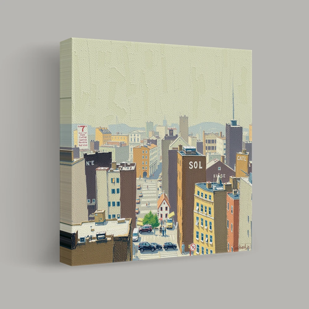 Urban Maze — canvas