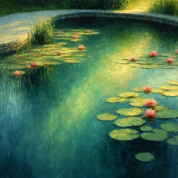 Reflections on a Tranquil Pond
