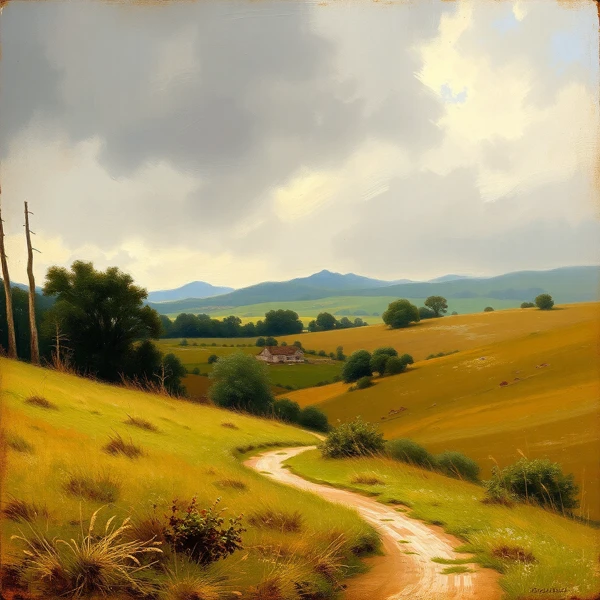 Journey Through Rolling Fields