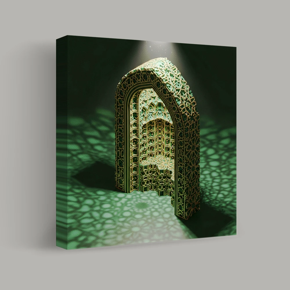 Illumined Niche — canvas