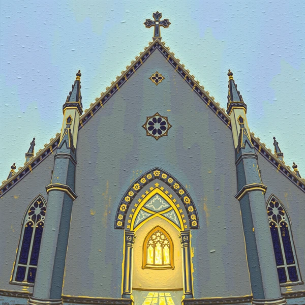 Gothic Arches Illuminated