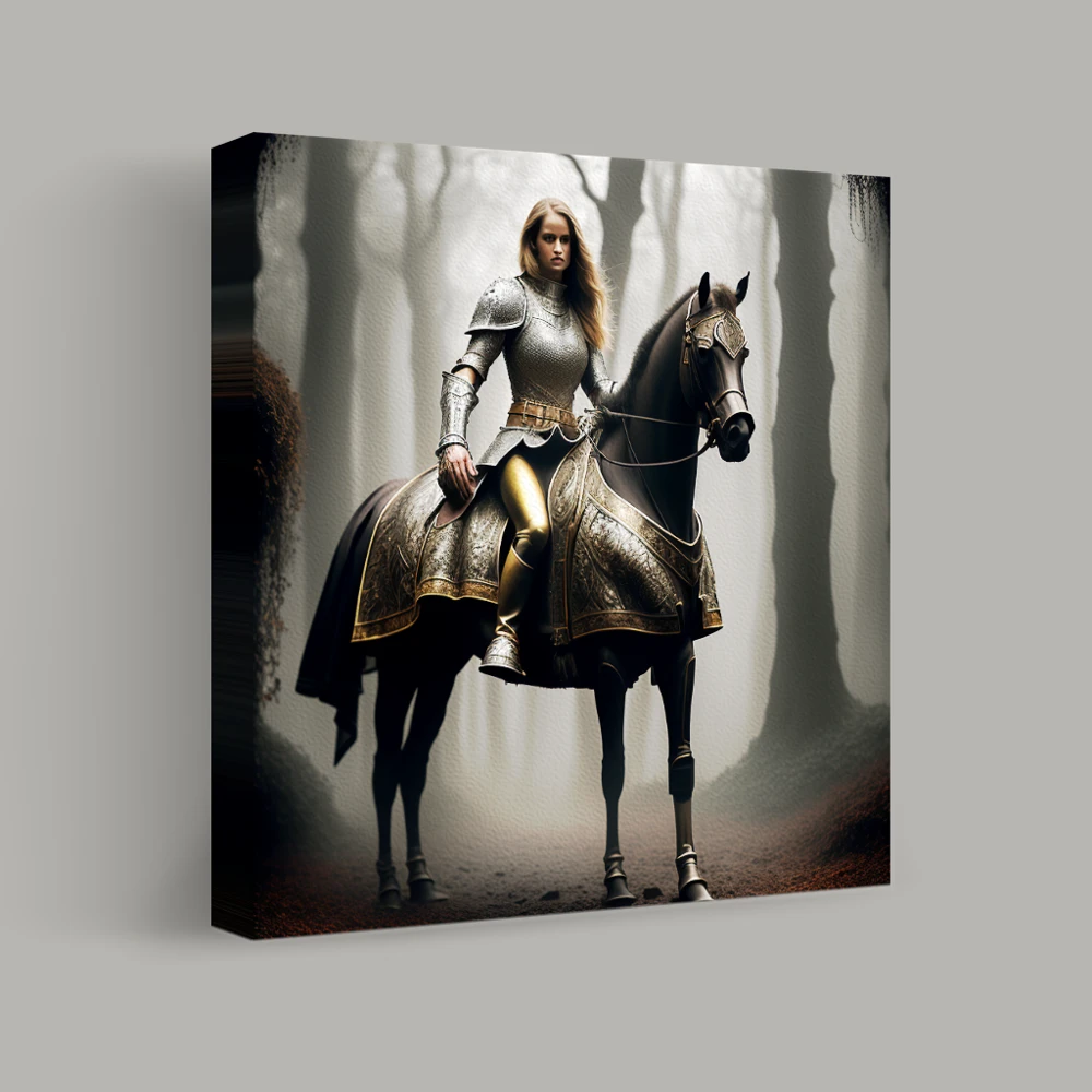 Guardian of the Misty Forest — canvas