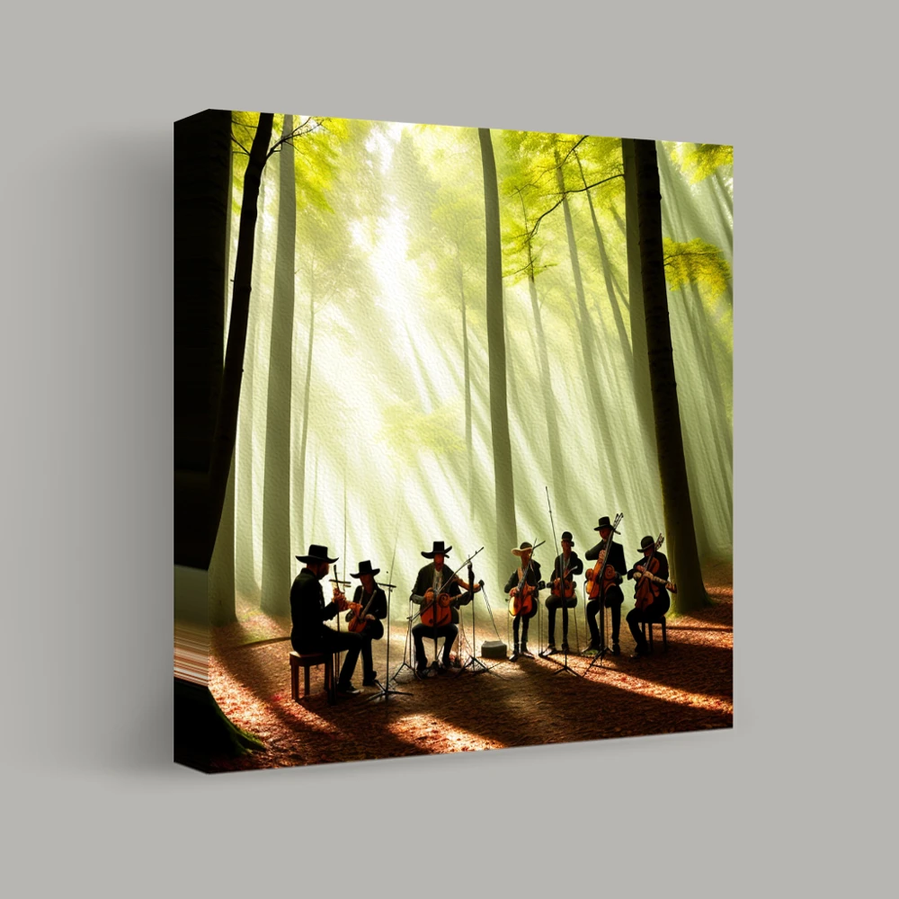 Melodies Beneath the Canopy — canvas