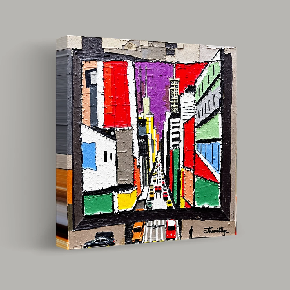 Urban Kaleidoscope — canvas